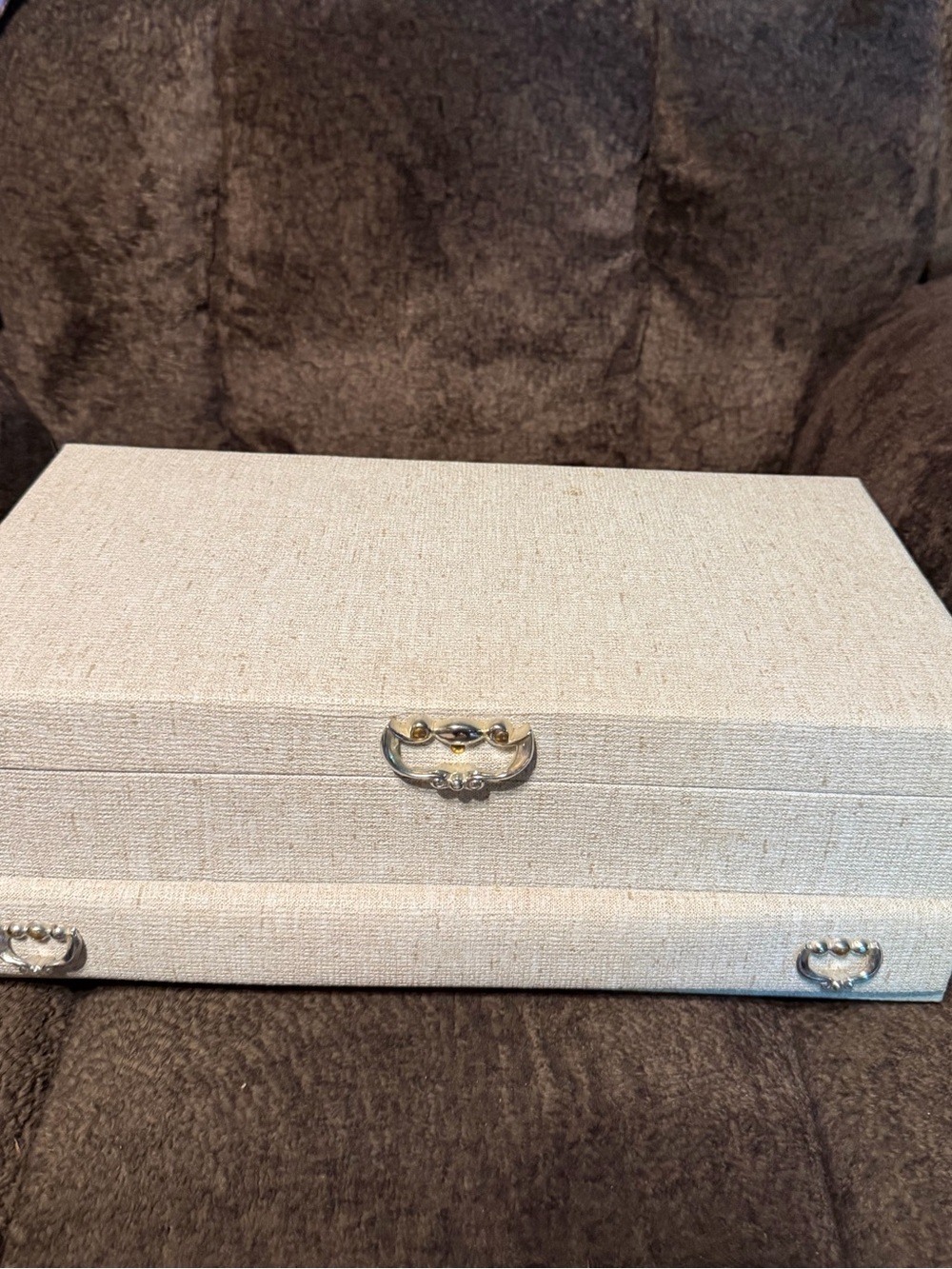 🔥2/$100 Vintage Buxton Three layer Jewelry box